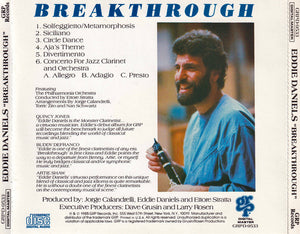 Eddie Daniels With The London Philharmonia Orchestra* : Breakthrough (CD, Album)