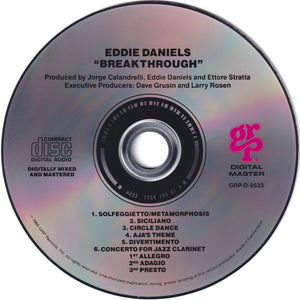 Eddie Daniels With The London Philharmonia Orchestra* : Breakthrough (CD, Album)