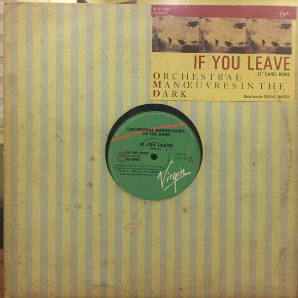 Orchestral Manoeuvres In The Dark : If You Leave (12
