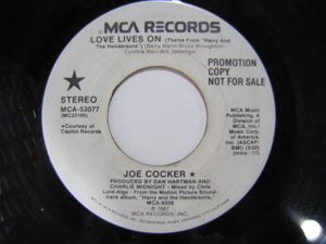 Joe Cocker : Love Lives On (7", Promo)