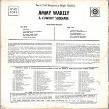 Load image into Gallery viewer, Jimmy Wakely : A Cowboy Serenade (LP, Mono)