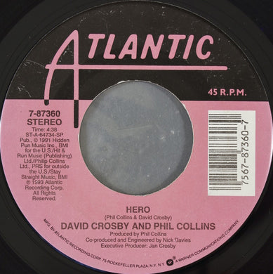 David Crosby And Phil Collins / David Crosby : Hero / Coverage (7