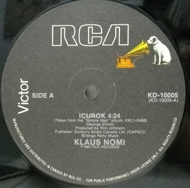 Klaus Nomi : Icurok / Simple Man (12