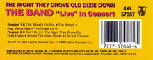 Load image into Gallery viewer, The Band : The Night They Drove Old Dixie Down - The Band Live In Concert! (Cass, Comp)