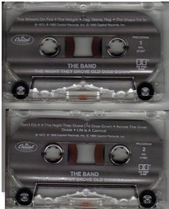 The Band : The Night They Drove Old Dixie Down - The Band Live In Concert! (Cass, Comp)