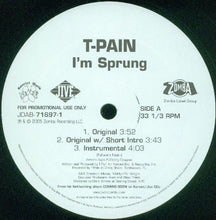 Load image into Gallery viewer, T-Pain : I&#39;m Sprung (12&quot;, Single, Promo)