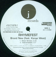 Load image into Gallery viewer, Rhymefest Featuring Kanye West : Brand New (12", Single, Promo)