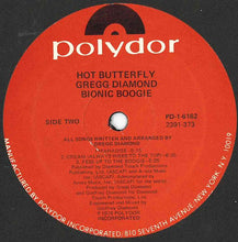 Load image into Gallery viewer, Gregg Diamond, Bionic Boogie : Hot Butterfly (LP, Album, GRT)
