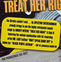 Load image into Gallery viewer, Mighty Mystic : Treat Her Right (12", Single, Promo)