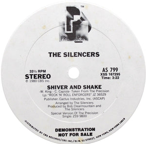 The Silencers (2) : Shiver And Shake / Illegal (12", Promo)