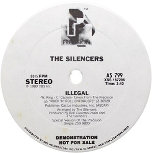 The Silencers (2) : Shiver And Shake / Illegal (12", Promo)