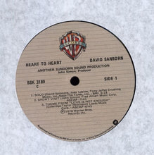 Load image into Gallery viewer, David Sanborn : Heart To Heart (LP, Album)