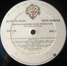 Load image into Gallery viewer, David Sanborn : Heart To Heart (LP, Album)