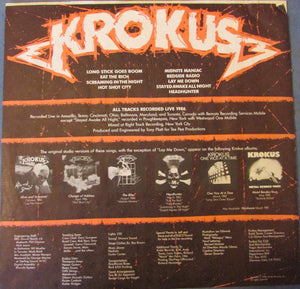 Krokus : Alive And Screamin' (LP, Album, Club, Ind)