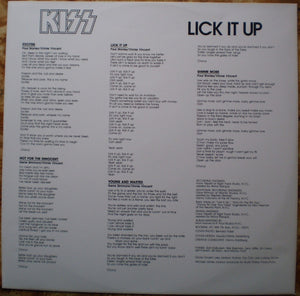 Kiss : Lick It Up (LP, Album, RE, 180)