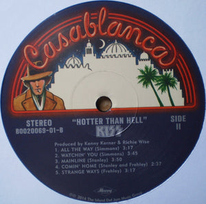Kiss : Hotter Than Hell (LP, Album, RE, 180)