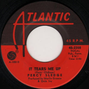 Percy Sledge : It Tears Me Up / Heart Of A Child (7", Single)