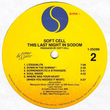 Load image into Gallery viewer, Soft Cell : This Last Night In Sodom (LP, Album)