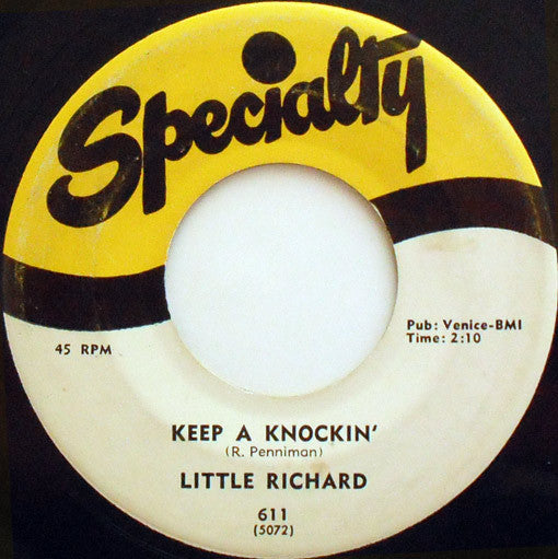 Little Richard : Keep A Knockin' / Can't Believe You Wanna Leave (7