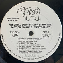 Load image into Gallery viewer, Various : The Original Soundtrack From The Motion Picture Meatballs (LP, Album, Promo, 73 )