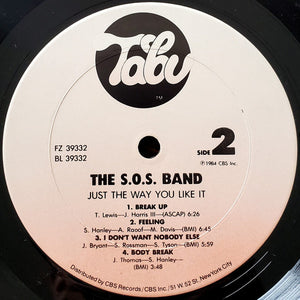 SOS Band* : Just The Way You Like It (LP, Album, Top)