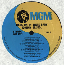 Load image into Gallery viewer, Johnny Bristol : Hang On In There Baby (LP, Album)