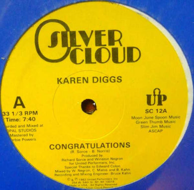 Karen Diggs : Congratulations (12