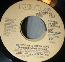 Load image into Gallery viewer, Daryl Hall &amp; John Oates : Method Of Modern Love (7", Promo)