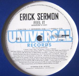 Erick Sermon : Feel It (12", Single, Promo)