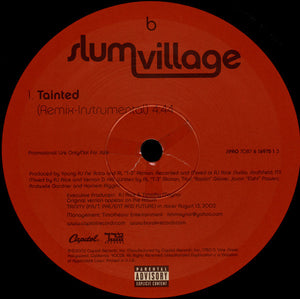 Slum Village : Tainted (Remix) (12", Promo)