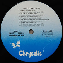 Load image into Gallery viewer, Huey Lewis And The News* : Picture This (LP, Album, Ter)