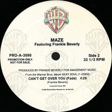 Load image into Gallery viewer, Maze Featuring Frankie Beverly : Can't Get Over You (12", Single, Promo)