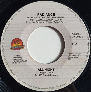 Radiance (4) : All Night  (7