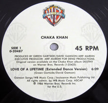 Load image into Gallery viewer, Chaka Khan : Love Of A Lifetime (12", Maxi)