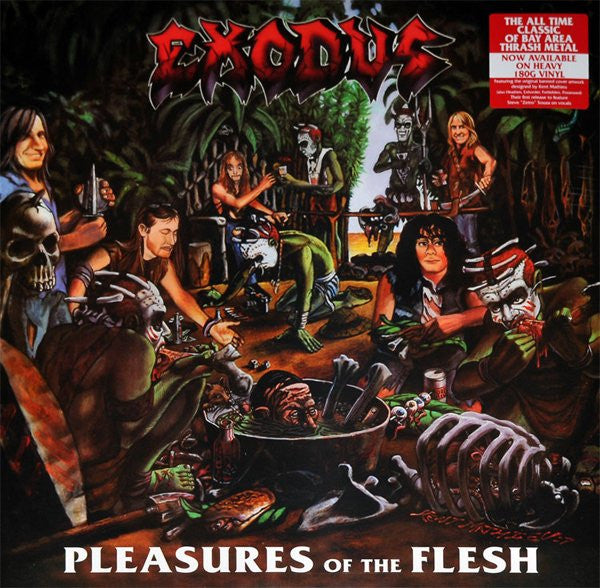 Exodus (6) : Pleasures Of The Flesh (LP, Album, RE, 180)