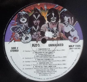 Kiss : Unmasked (LP, Album, PRC)