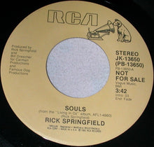 Load image into Gallery viewer, Rick Springfield : Souls (7&quot;, Single, Promo)