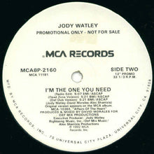 Load image into Gallery viewer, Jody Watley : I&#39;m The One You Need (12&quot;, Promo)