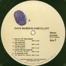 Load image into Gallery viewer, Dave Mason &amp; Cass Elliot : Dave Mason &amp; Cass Elliot (LP, Album, Jac)