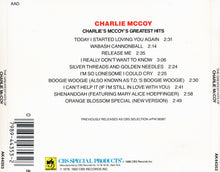 Load image into Gallery viewer, Charlie McCoy : The Greatest Hits Of Charlie McCoy (CD, Comp, RE)