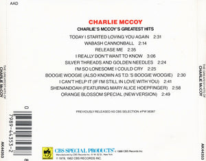 Charlie McCoy : The Greatest Hits Of Charlie McCoy (CD, Comp, RE)