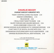 Load image into Gallery viewer, Charlie McCoy : The Greatest Hits Of Charlie McCoy (CD, Comp, RE)