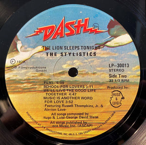 The Stylistics : The Lion Sleeps Tonight (LP, Album)