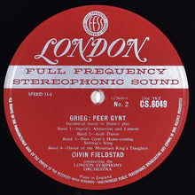 Load image into Gallery viewer, Grieg*, Oiven Fjeldstad* Conducting The London Symphony Orchestra* : Peer Gynt (Incidental Music) (LP)