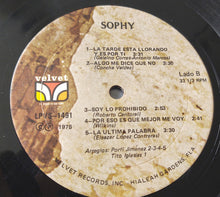 Load image into Gallery viewer, Sophy : Me Estoy Volviendo Tuya (LP)