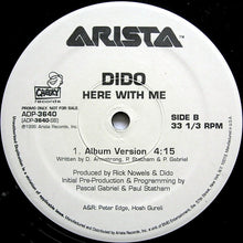 Load image into Gallery viewer, Dido : Here With Me (12&quot;, Promo)