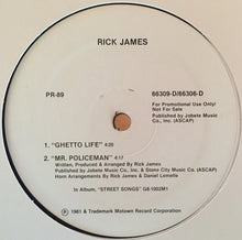 Load image into Gallery viewer, Rick James / Switch (6) : Ghetto Life / Mr. Policeman / I Do Love You / Call On Me (12", Promo)