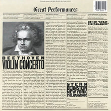 Load image into Gallery viewer, Ludwig van Beethoven, Isaac Stern, Leonard Bernstein, New York Philharmonic : Violin Concerto (LP, RE)