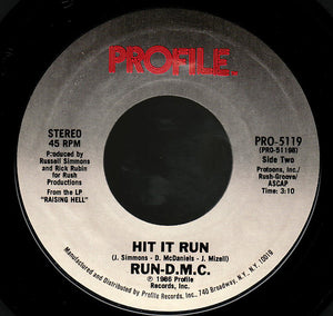 Run-D.M.C.* : You Be Illin' / Hit It Run (7", Single, Styrene, Gra)