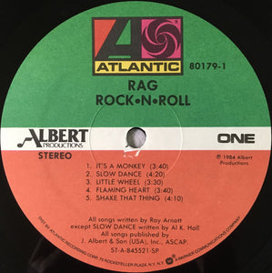 RAG* : Rock 'N' Roll (LP, Album, Spe)